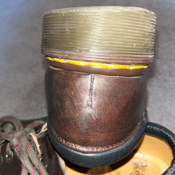 Vintage DR, MARTENS #8053 Made in England Brown 5 Eyelet Oxford Shoes Men's UK 9 - Picture 6 of 14
